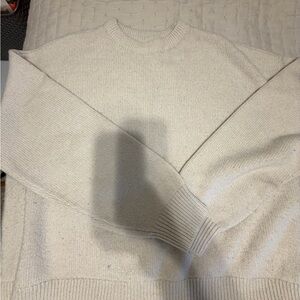 PacSun Women's Cream Crewneck Sweater